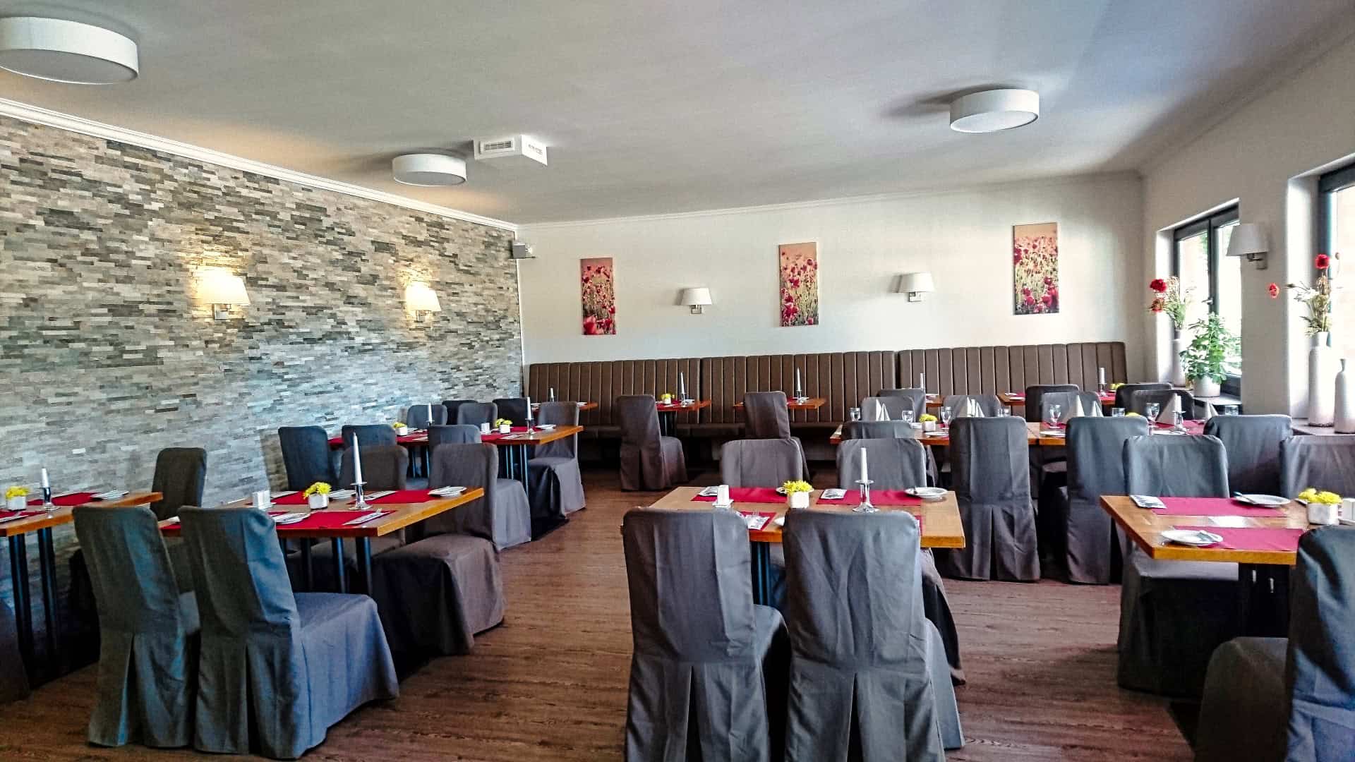 Frühstücksraum im Hotel garni Mueßer Hof